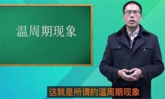 什么是溫周期現(xiàn)象？溫周期現(xiàn)象名詞解釋